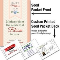 Forget-Me-Not (mixed colors)/ Mailable Seed Packet - Custom Printed Back