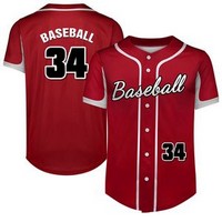 Custom Big Size Personalized Player Number Baseball Jersey Softball Uniform  Shirts - China Sublimation Baseball Shirt and Custom Baseball Jersey price